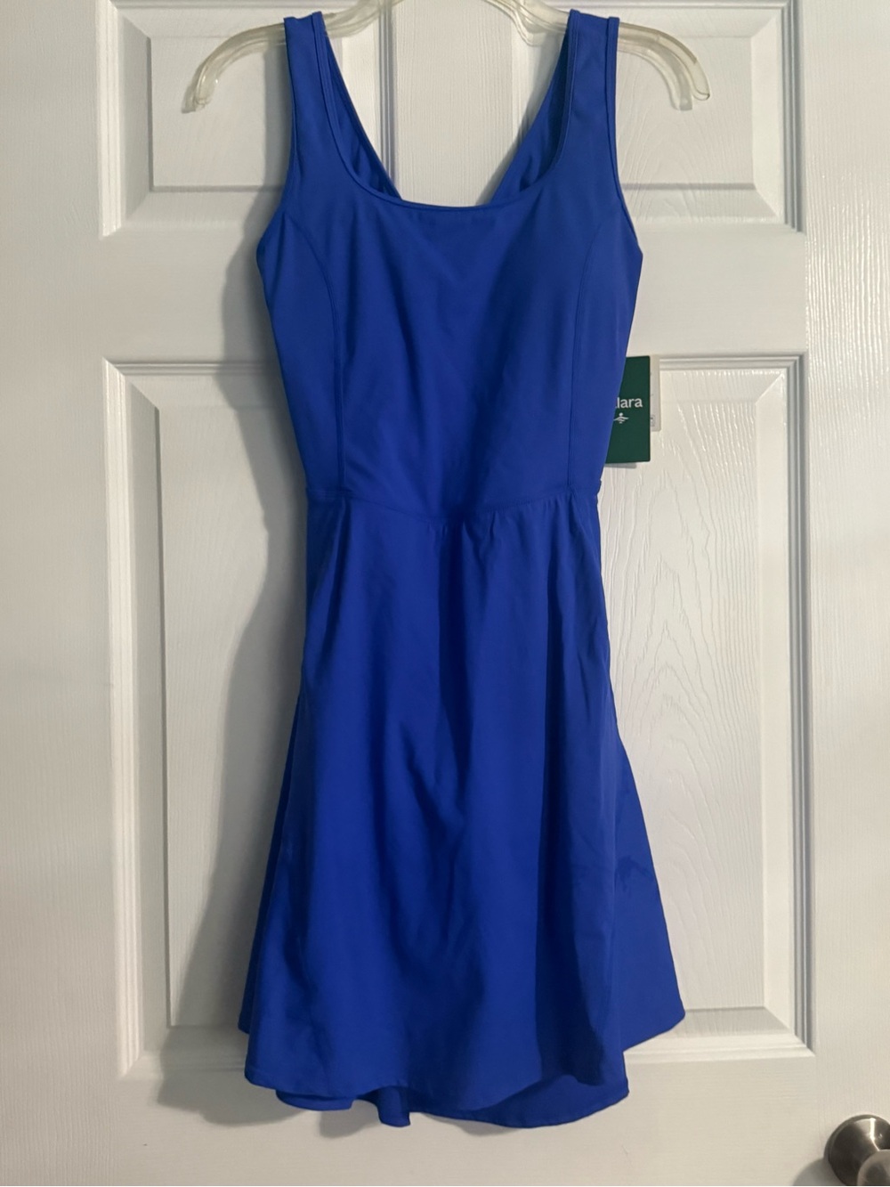 *BRAND NEW* HALARA Royal Blue Scoop-Neck Mini Dress